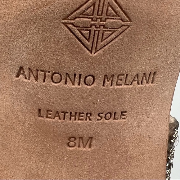 Antonio Melani Haelee Rhinestone Embellished High Heel Sandals Size 8 Women’s - Picture 2 of 7